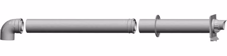 Set per guida orizzontale Wolf DN80/125 2651495