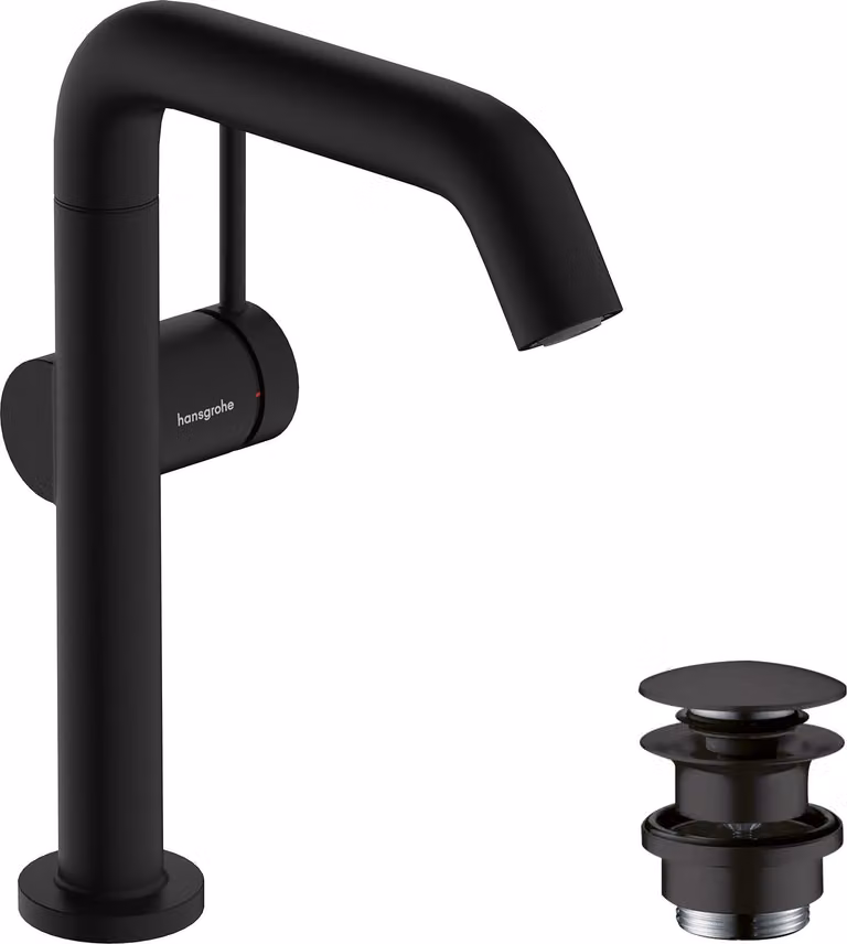 Robinetterie de lavabo hansgrohe Tecturis S 210 Fine CoolStart, avec bec pivotant et vidage PUSH, EcoSmart+, 73360670, 73360670
