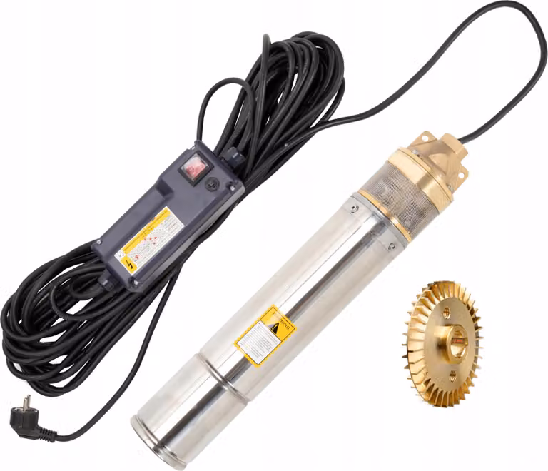 IBO | Pompa Sommersa SKM150 - 4 Pollici - 1,1 kW - 20 m Cavo - Alte Prestazioni - Ideale Per Giardini