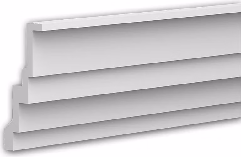 Profhome 650241 Modanatura d'angolo Modanatura del soffitto Modanatura decorativa Modanatura per stucco 2 m