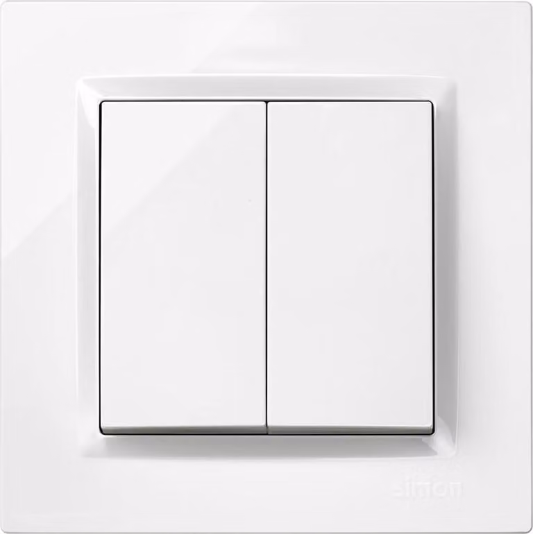 Simon Doppio interruttore Doppio interruttore 8,4 x 4 x 8,4 cm