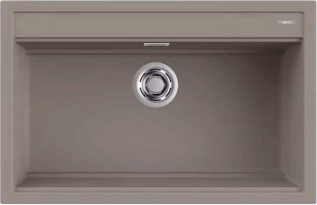 Lavello Elleci Incasso 1 vasca 79x51 Best 130 Keratek Plus Grigio Dove Grey LKB13093