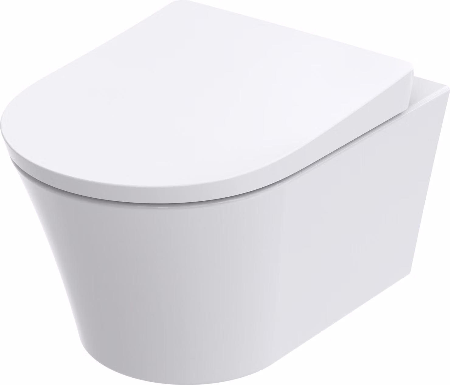 TOTO GP, WC suspendu, rinçage profond, pour Washlet RG Lite avec raccords latéraux, 380x540x335mm, CW553Y, CW553Y