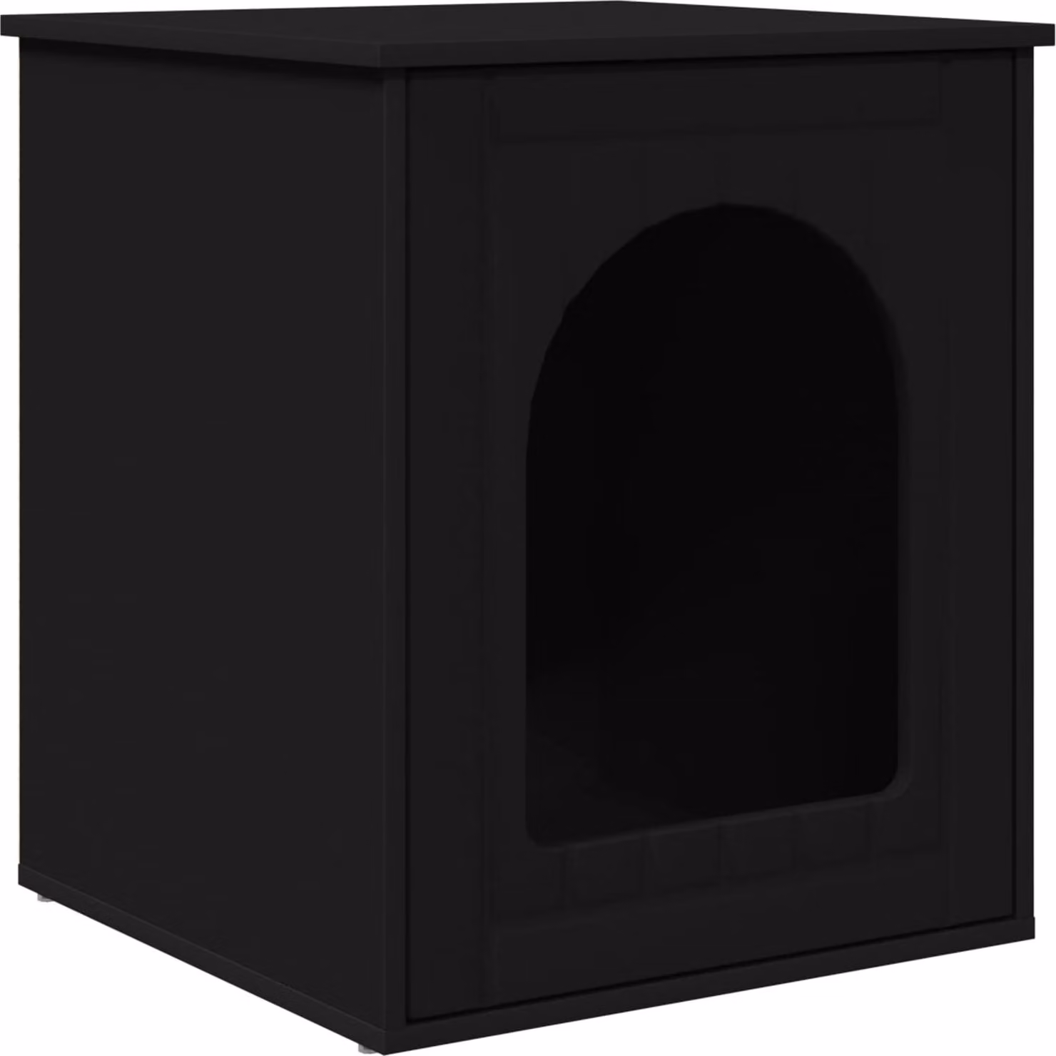 Casa per Gatti Nero 53 x 52 x 62 cm Legno multistrato