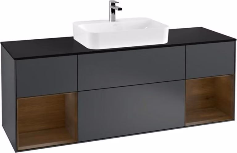 Mobiletto V&B Finion 160x60, Pl b m, Rg wal ven, md bl. m Lac