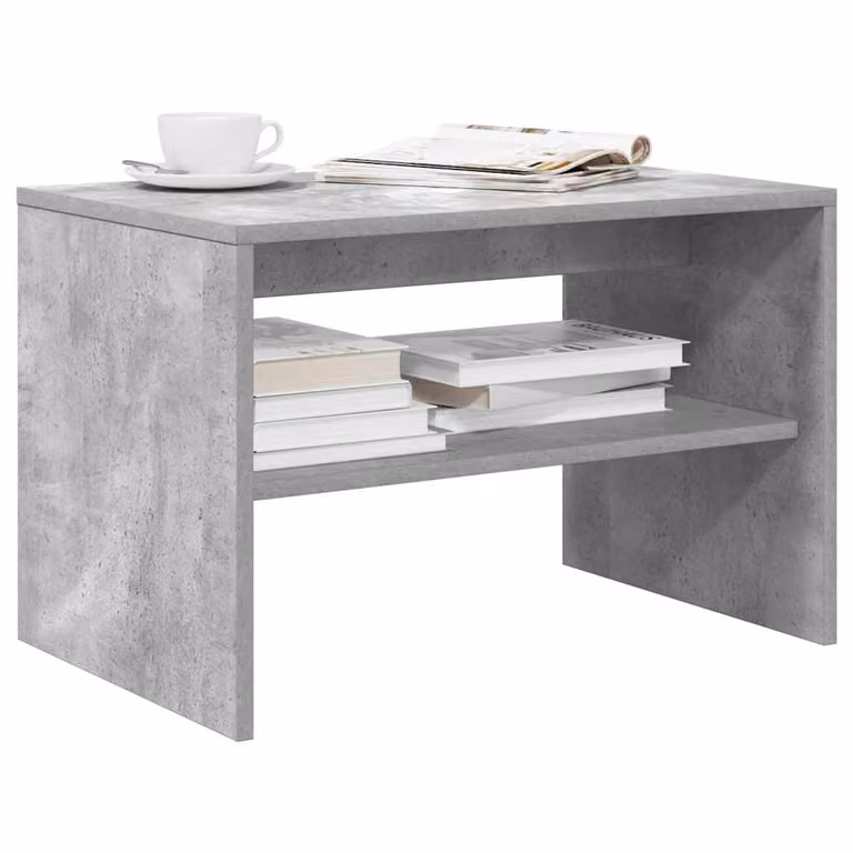 Mobile per TV moderno vidaXL in legno multistrato e MDF, Grigio Cemento, L 60 x P 40 x H 40 cm