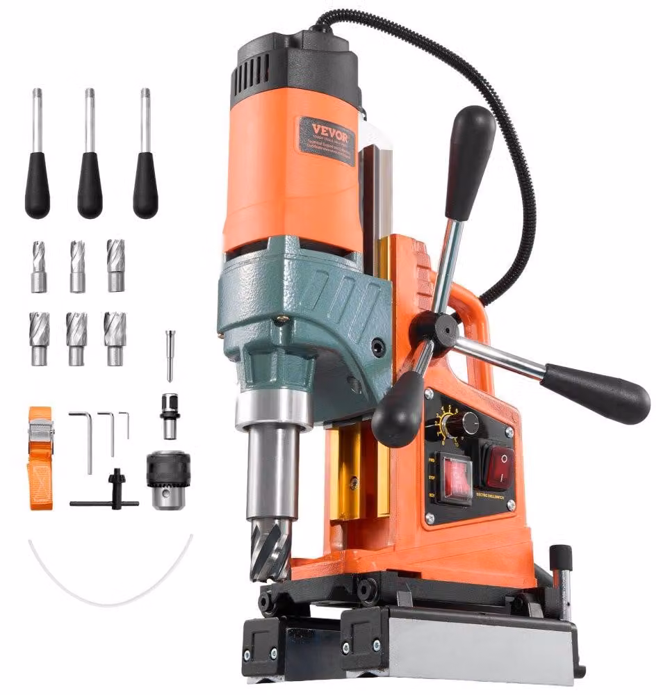 Trapano magnetico da 1400 W - diametro di foratura 50 mm - con inversione di direzione