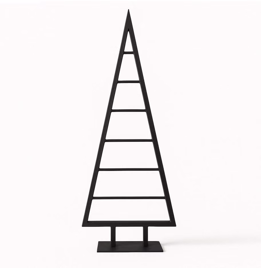 Albero di Natale in metallo Decorazione albero di Natale decorativo Loft moderno 145 cm