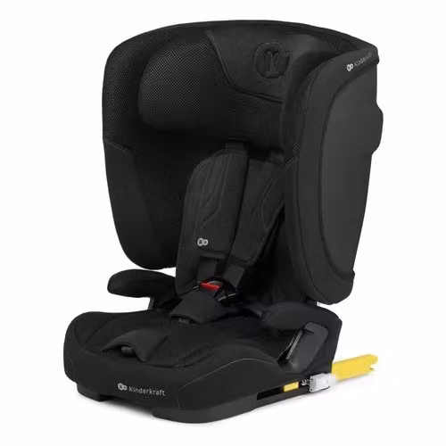 Seggiolino auto Kinderkraft FIX2GO I-Size con schienale pieghevole, Black – 2