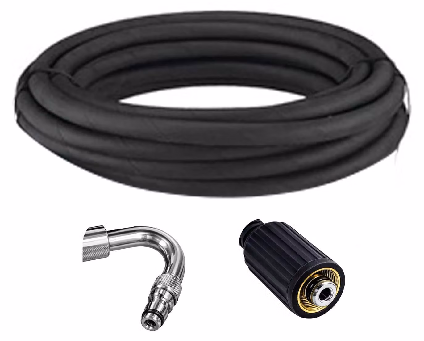 Tubo flessibile rinforzato (con raccordo angolare e filettatura), Procraft SA-10-G, 10 metri