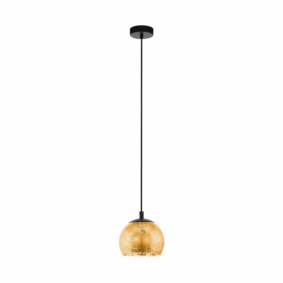 Lampadario Contemporaneo Albaraccin Piccola 1 Luce Metallo Nero