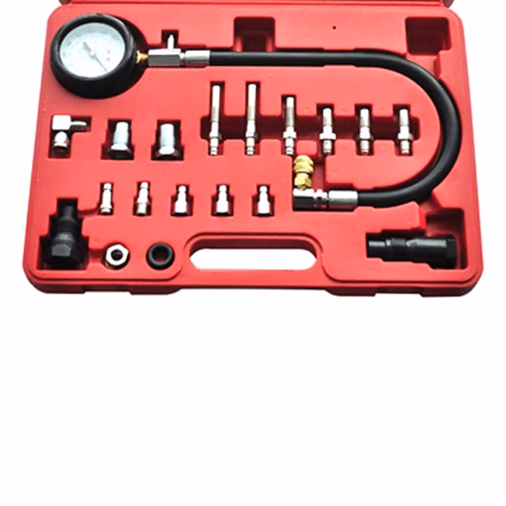 set di tester di compressione vidaXL da 20 pezzi per motori diesel