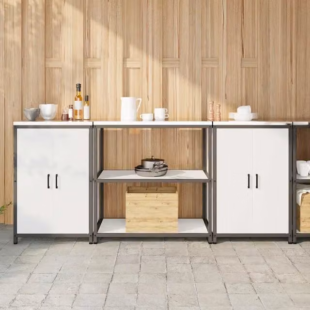 Set di Stoccaggio per Cucina HATTEM 3 pz Bianco 3392667