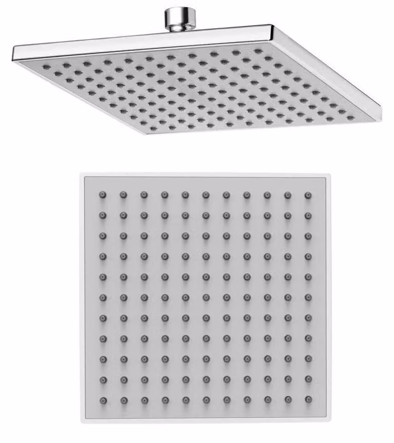 Soffione, 200x200mm, ABS/cromo