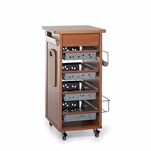 Foppapedretti Bistrot Carrello Cucina, Noce