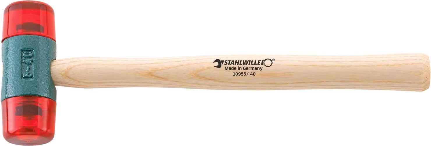 Stahlwille 10955 Martelli in plastica diametro 32 mm 70160032 (martelli a faccia morbida)