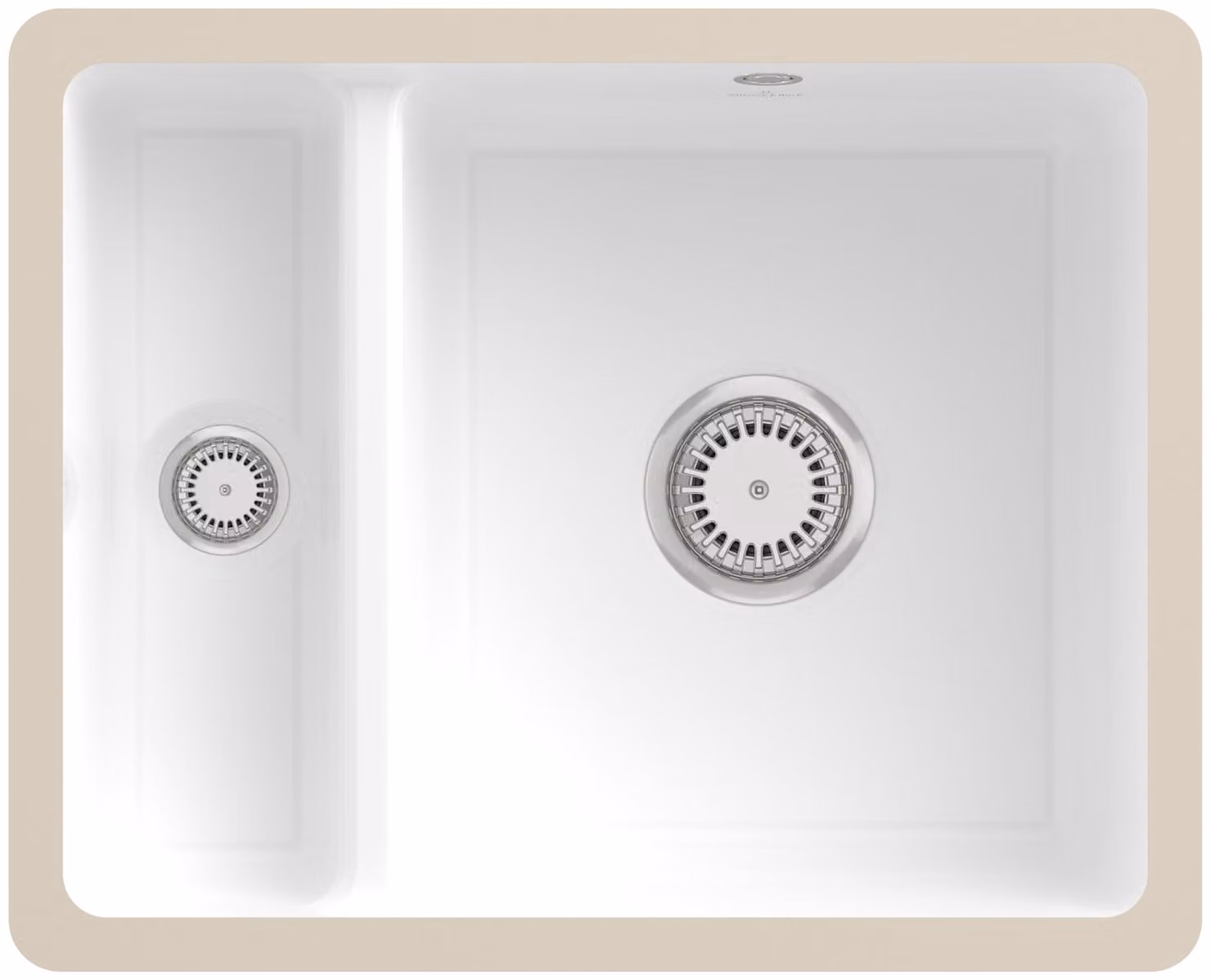 Villeroy & Boch Subway - Lavello in Vetroceramica 55x44 cm, CeramicPlus, bianco alpino 675801R1