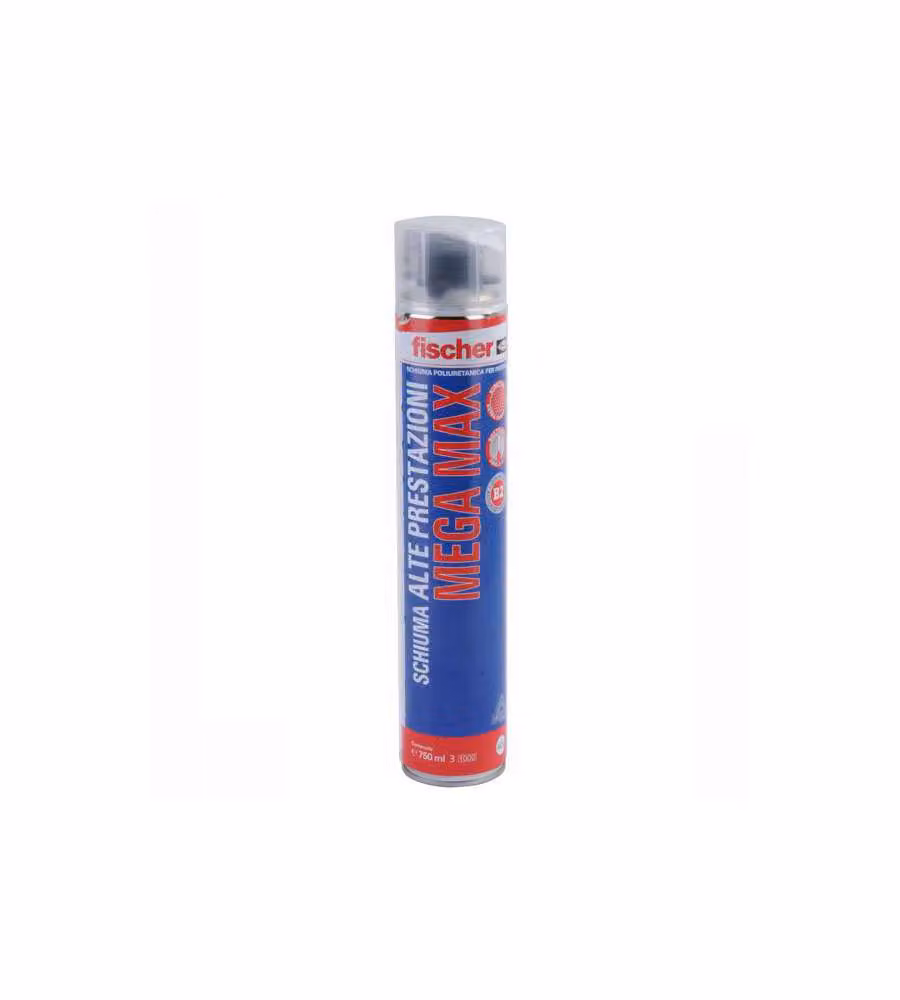 Schiuma Poliuretano Mega Max 750 ml Pistola Fischer