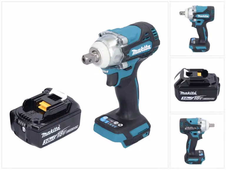 Avvitatore a impulsi a batteria Makita DTW 301 F1 18 V 330 Nm 1/2" brushless + 1x batteria ricaricabile 3,0 Ah - senza caricabatterie