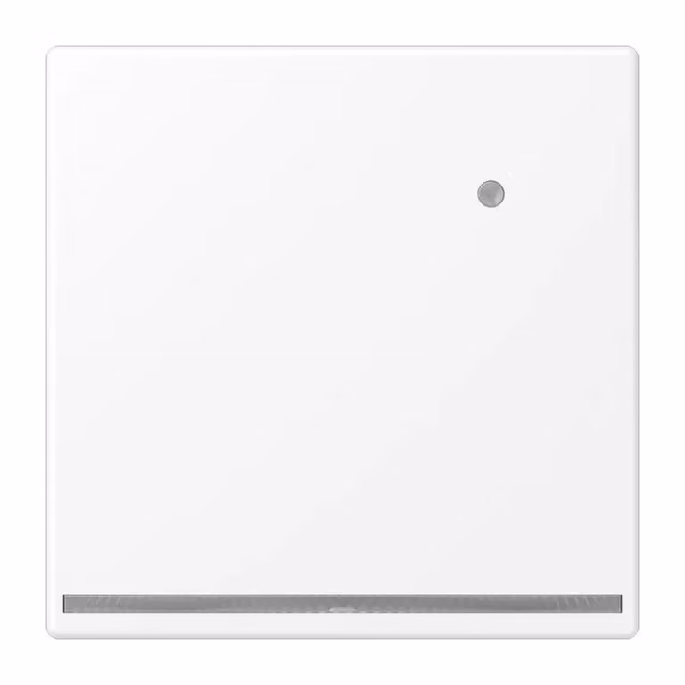 Luce di orientamento a LED Jung con sensore di luminosità integrato, in materiale termoplastico verniciato, serie LS, bianco neve opaco LS1539-OWWMLNW
