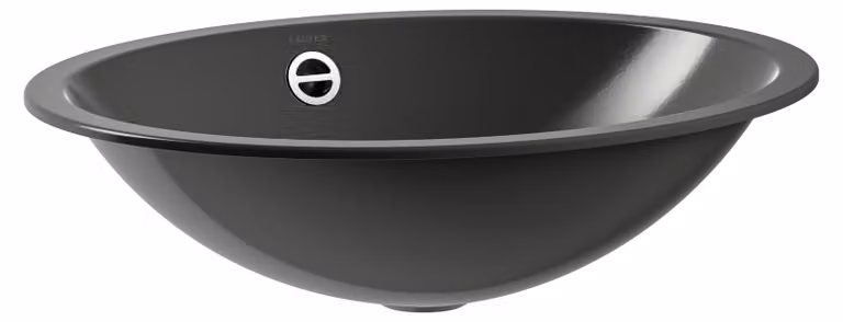 LAUFEN FORM lavabo à encastrer par le bas, ovale, sans trou pour robinet, sans trop-plein, 525x425x150mm, H513FM60191121, H513FM60191121