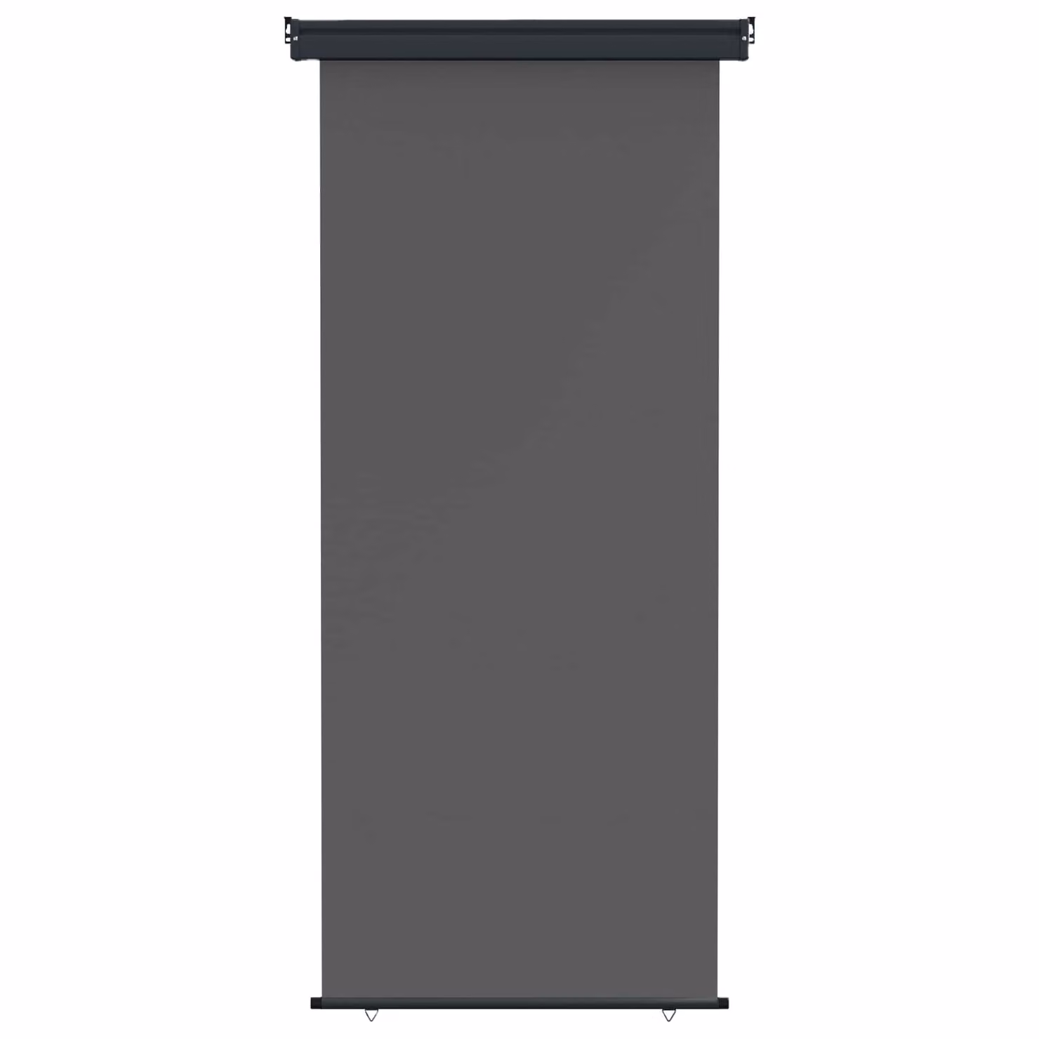 Tenda laterale per balcone vidaXL in poliestere e acciaio, colore antracite/grigio, L: 80 cm, H: 250 cm