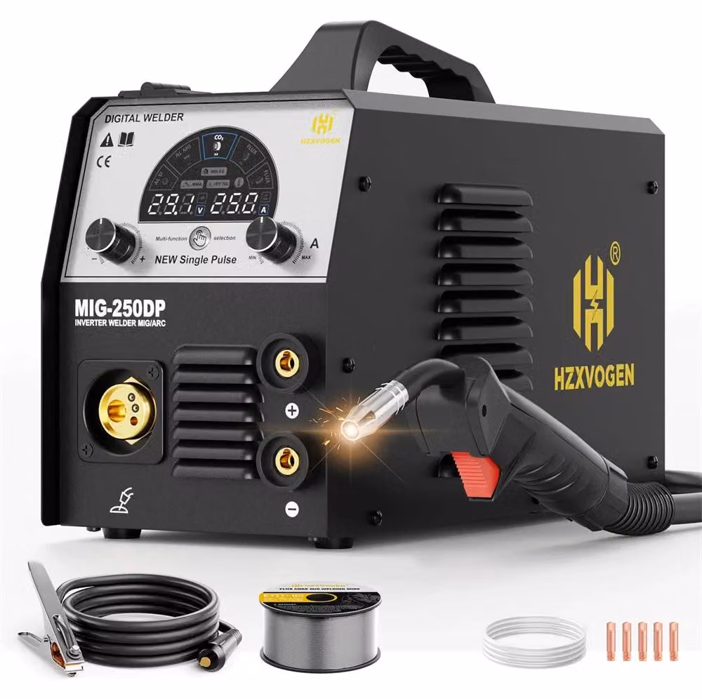 Saldatrice MIG250DP – Saldatrice potente con alimentazione automatica del filo e design compatto
