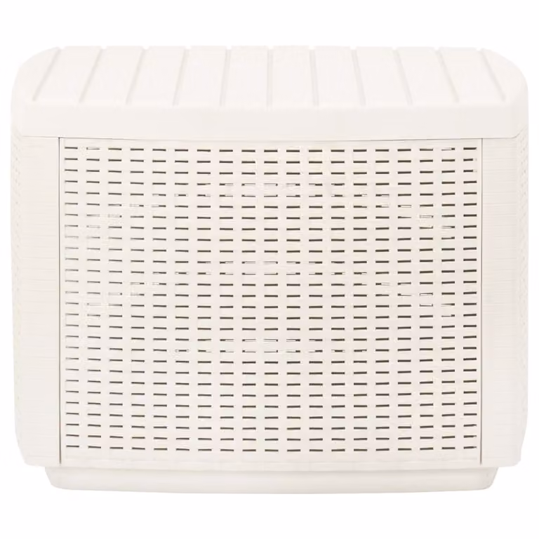 Tavolo da Giardino Bianco 53x53x40 cm in Plastica