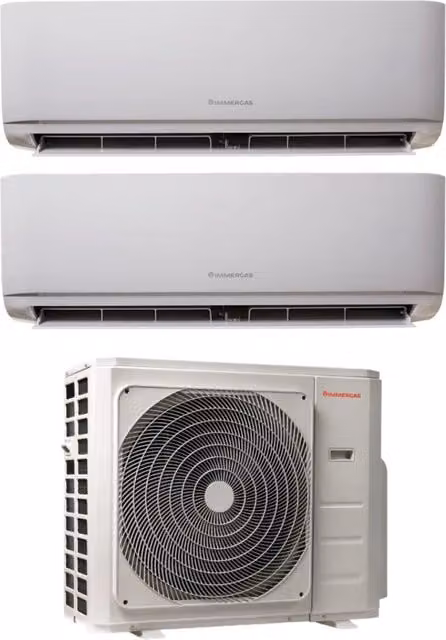 Condizionatore Dual Split Immergas Thor 9+12 kW con Wi-Fi e Classe Energetica A++, Colore Bianco – 1