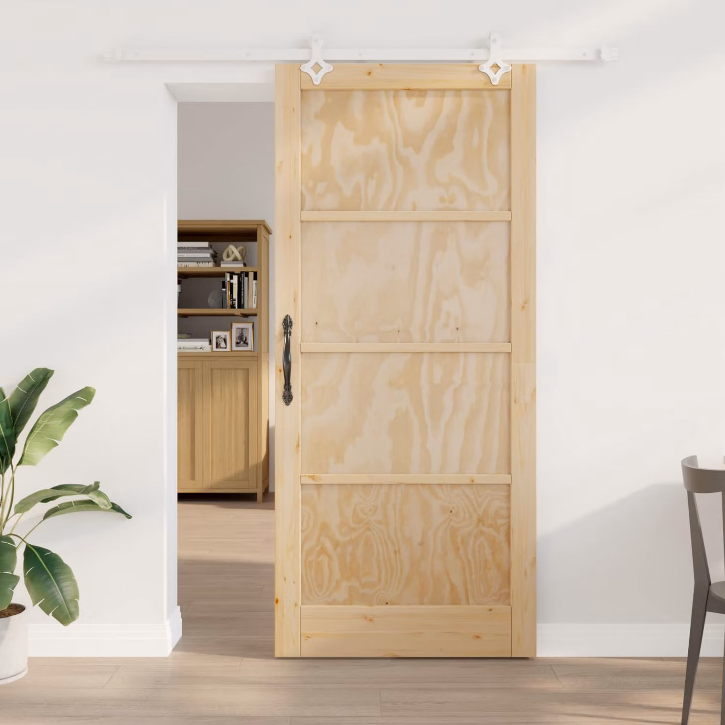 vidaXL Porta scorrevole 93 x 211 cm Legno ingegnerizzato