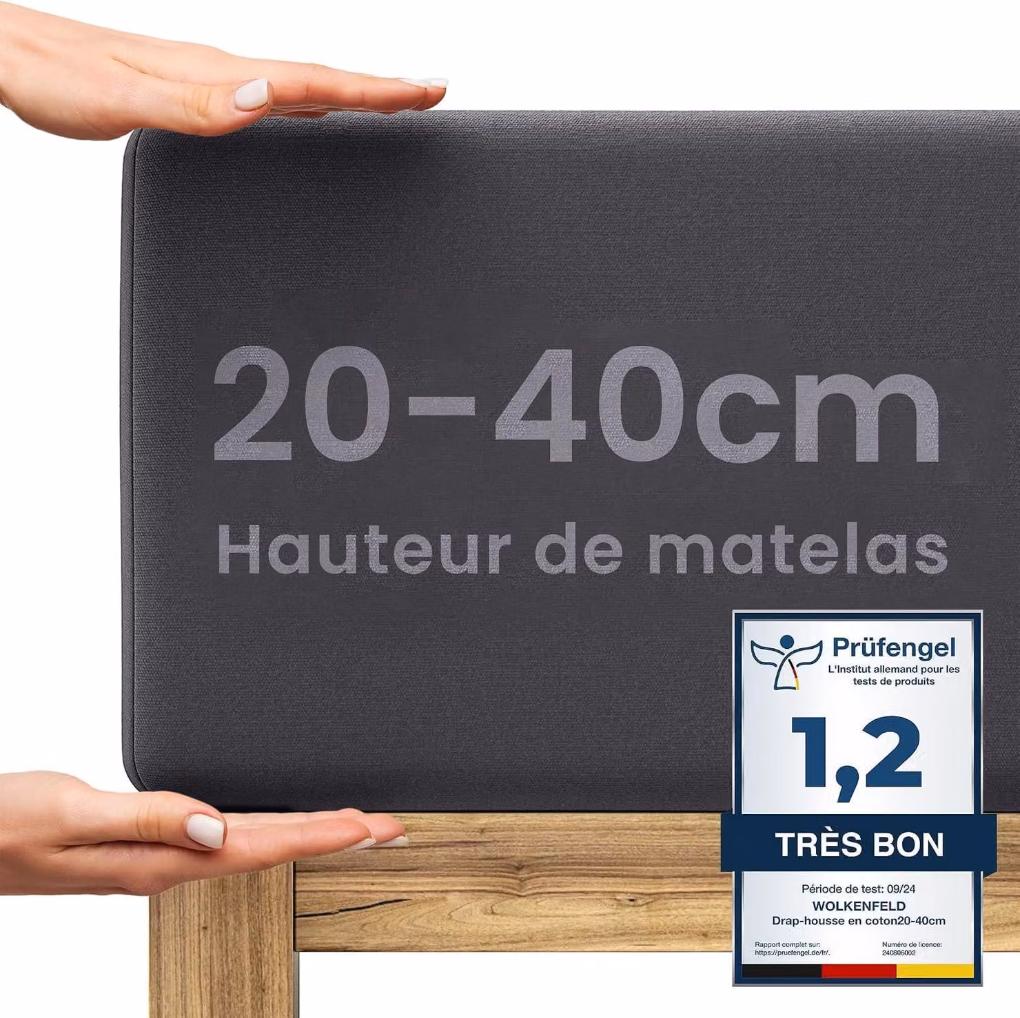 Lenzuola per materasso a molle, dimensioni 90x200 cm fino a 100x220 cm, adatte per materassi fino a 40 cm di altezza