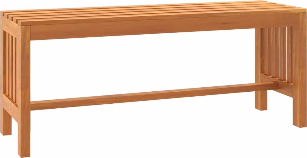 Panca da Giardino 110 cm Legno Massello di Eucalipto