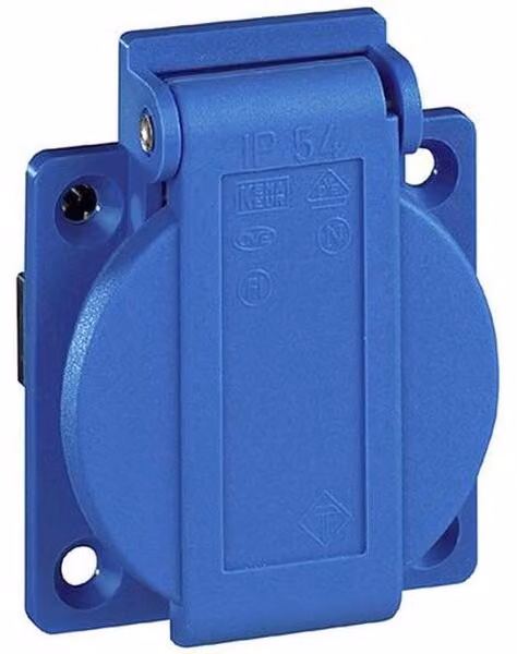 Walther Werke presa di corrente con contatto di terra 16A230V2P+E IP54 bl 10003