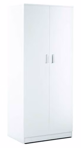 Sarmog Armadio multiuso due ante Bianco 77x52x h182 cm