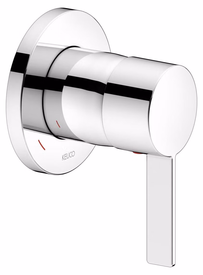 KEUCO IXMO Pure Mitigeur monocommandé encastré, rosace ronde, 59551019501, 59551019501