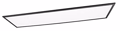 WEBMARKETPOINT Plafoniera LED Moderna Rettangolare Gamma Nero Trio Lighting