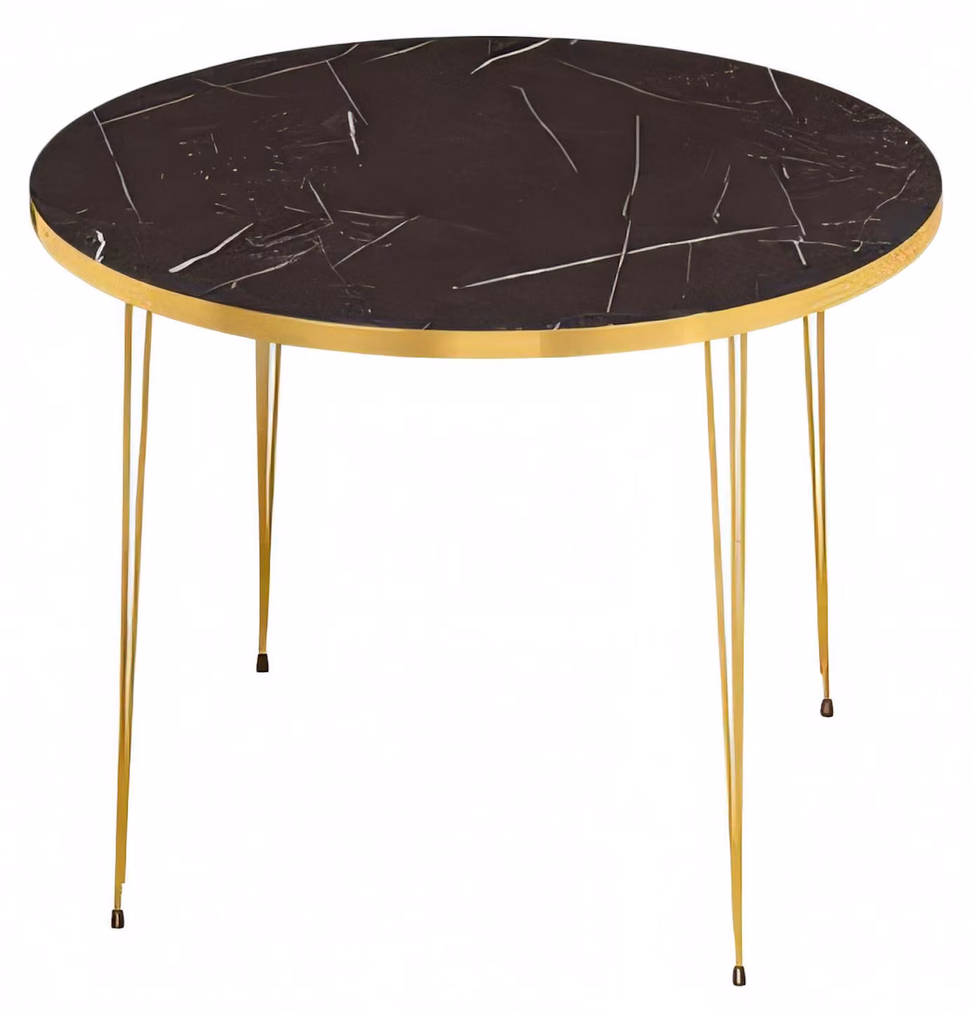 Schwarzer Holz-Couchtisch im modernen Design