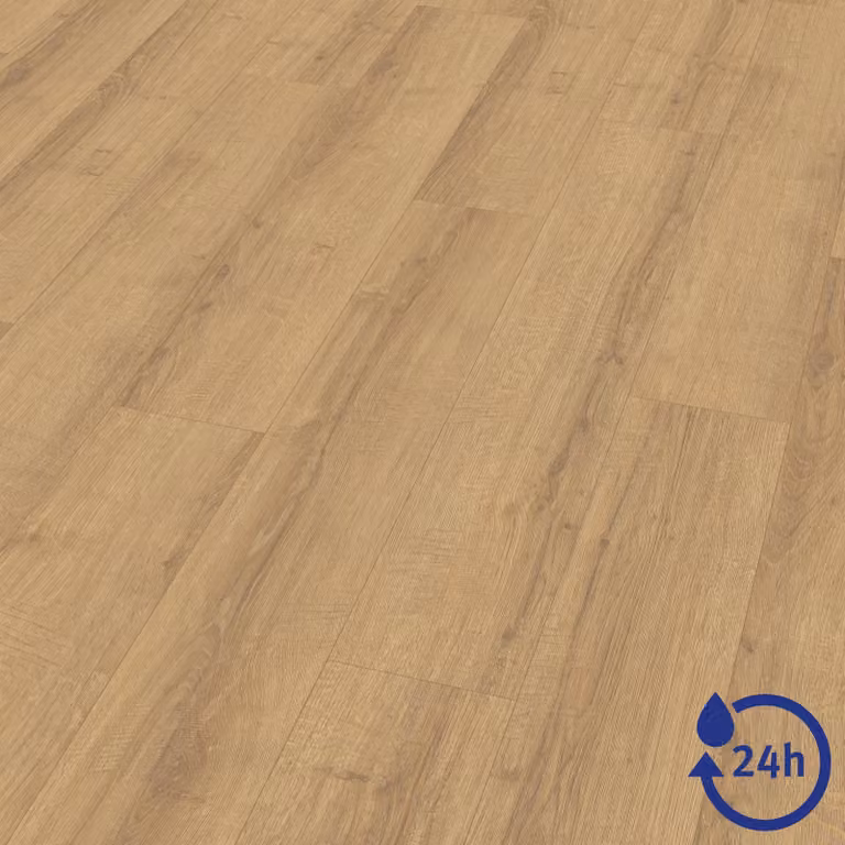 EGGER NatureSense* Laminato Aqua EL2014, finitura "Sherman" in legno di quercia, tonalità miele