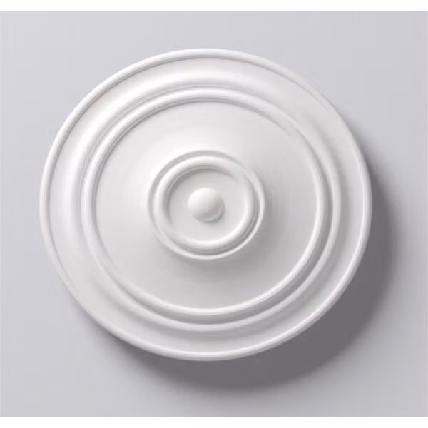 Rosone da soffitto NMC R15 ARSTYL Noel Marquet Elemento decorativo classico colore bianco diametro 56 cm