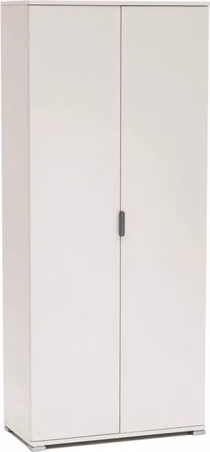 ARMADIO CON 2 ANTE BIANCO 75 X 38 X H174 CM