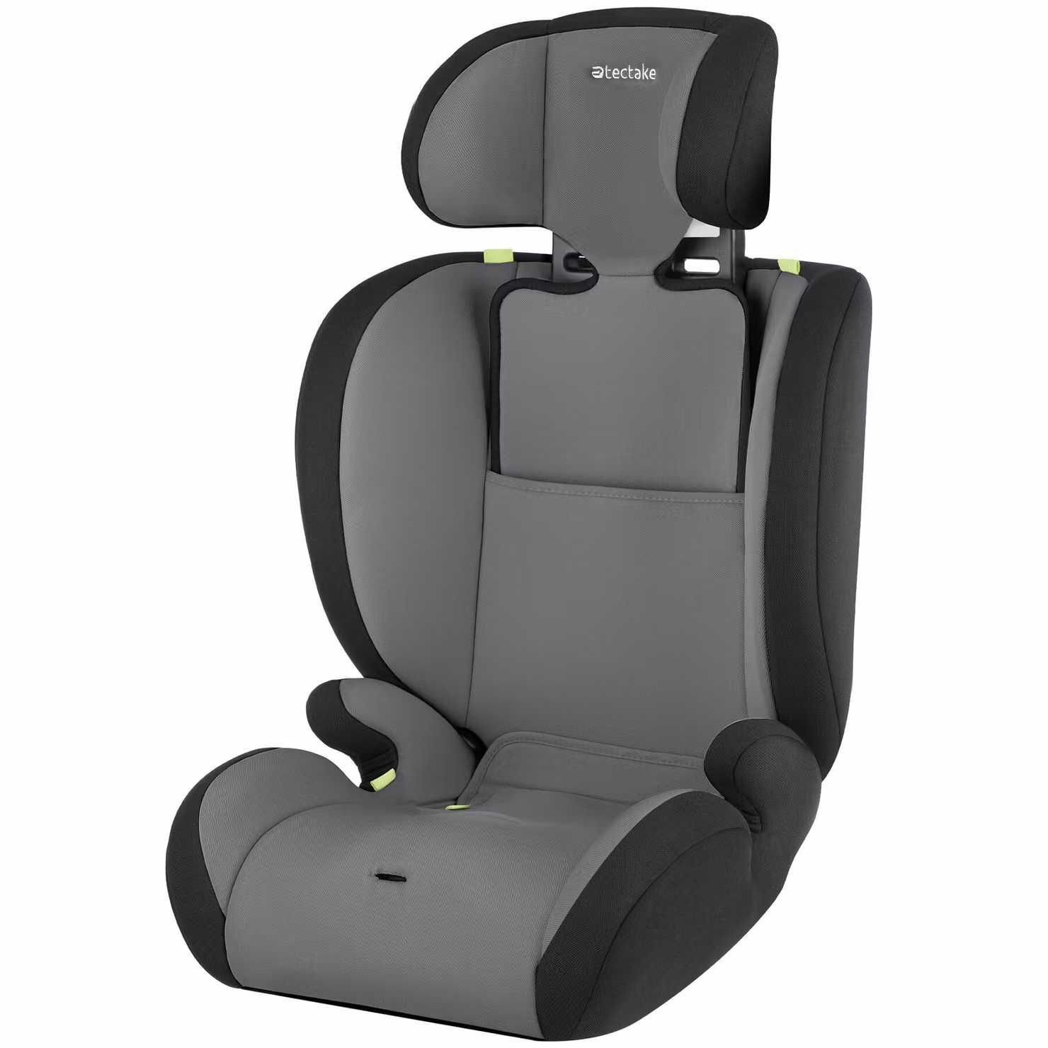 Seggiolino auto Tectake orientato in avanti con omologazione i-Size per bambini da 100 a 150 cm, colore grigio e nero – 1