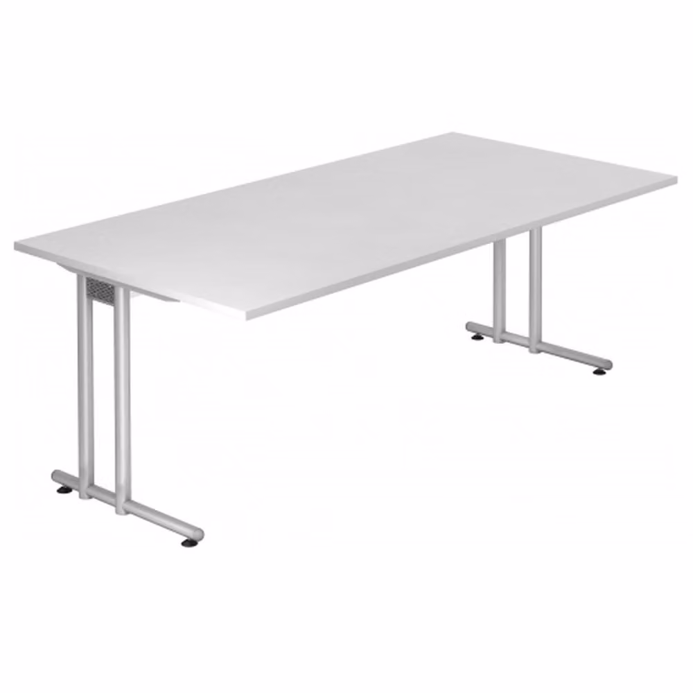 HAMMERBACHER NS2E Schreibtisch weiß rechteckig