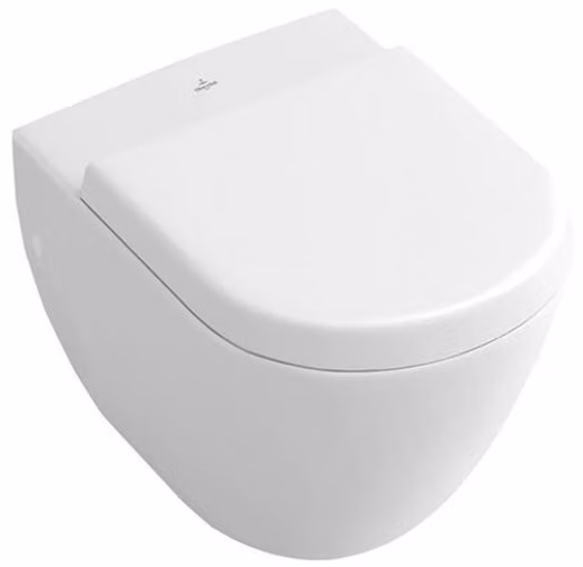 Villeroy & Boch Sedile per WC Subway 9M6661 Cerniere in - Acciaio inox Bianco Alpino - 9M666101