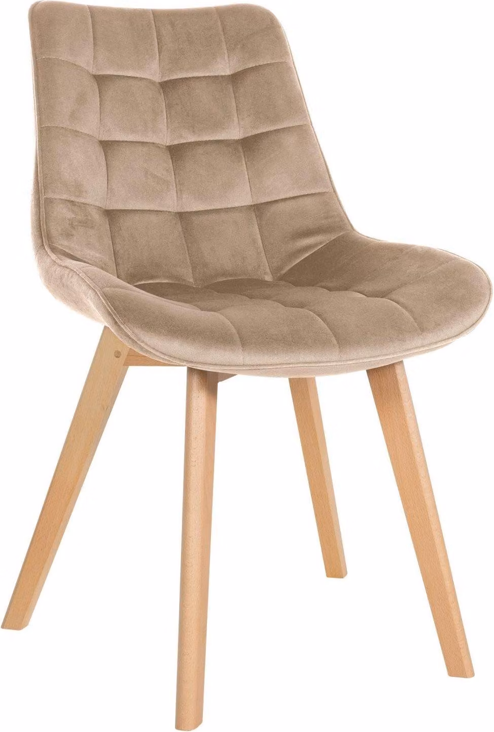 Sedia da pranzo in velluto - sedia - design scandinavo e massimo comfort