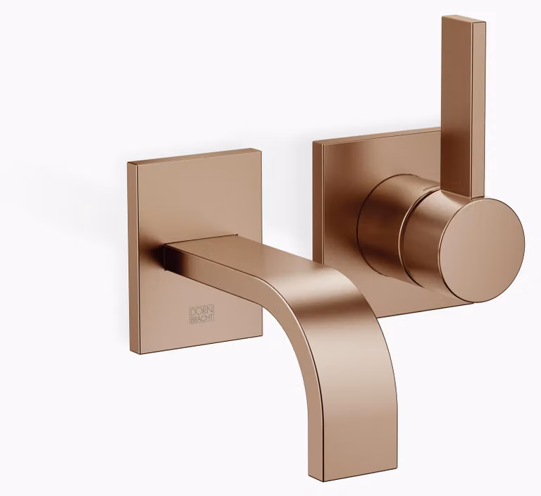 Dornbracht MEM Mitigeur monocommandé mural pour lavabos sans vidage, saillie 125mm, 36867782-42, 36867782-42