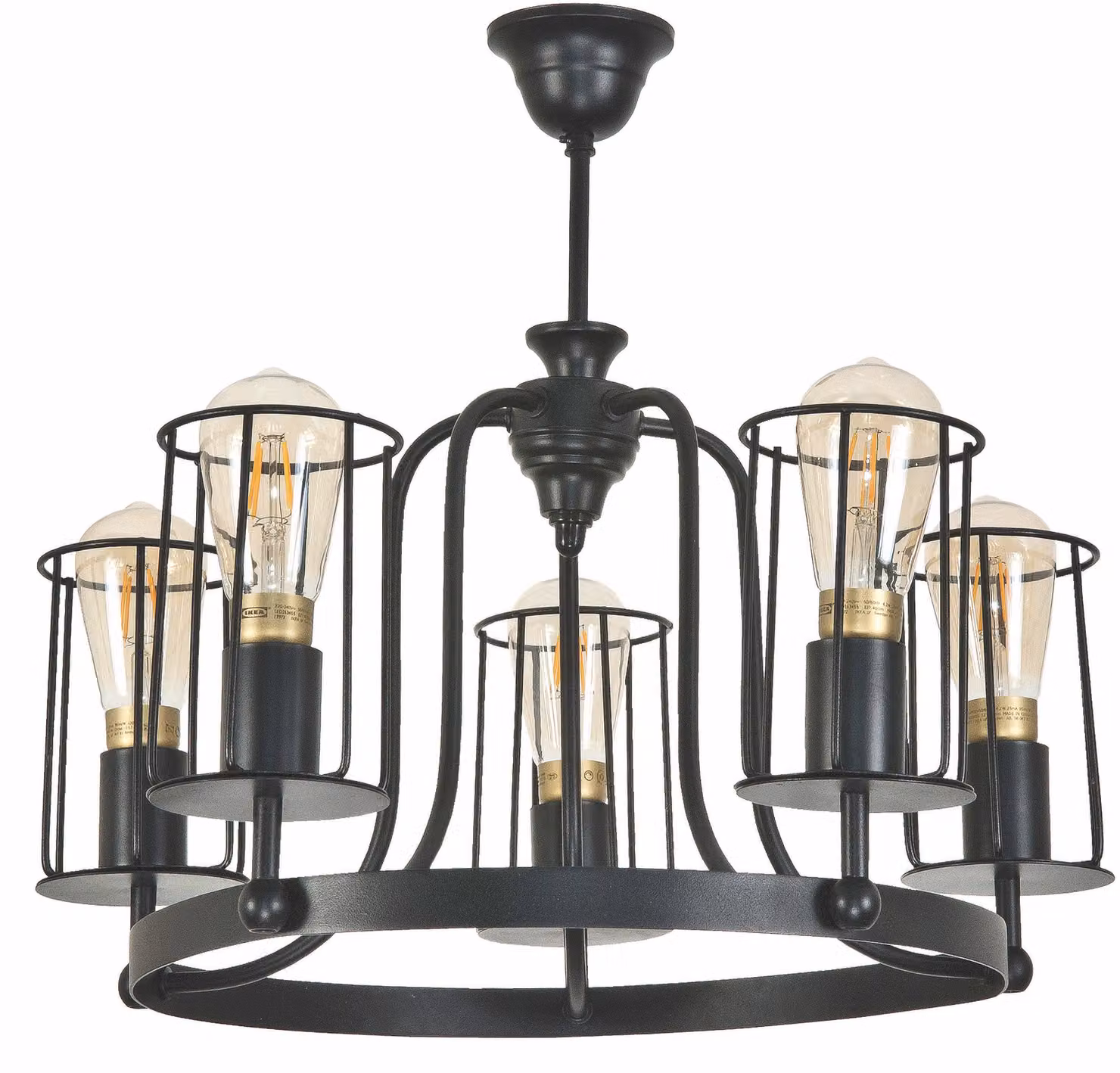 Plafonaio industriale nero TORI 12-440