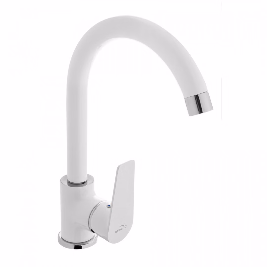 Miscelatore per lavello DOKOS bianco/cromo (BZ-19-002-V)
