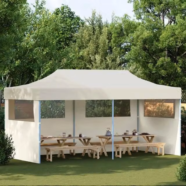 Tenda Party-Tenda da festa Crema 291 x 580 x 315 cm Tessuto Oxford 270344