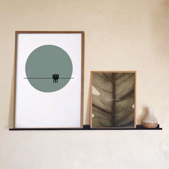 Set di supporti galleggianti neri per tavole da 20 cm