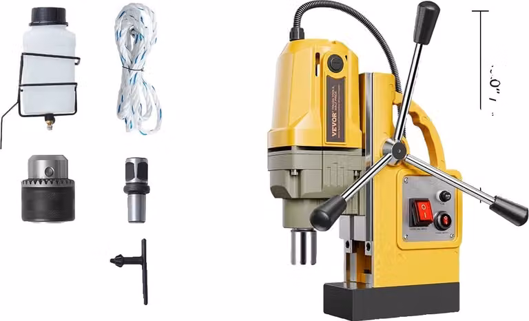 Trapano magnetico VEVOR, potenza 1400W, diametro della punta 40mm, 1400W 40mm